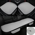 thumbnail image 1 of Breathable & Anti-Slip Viscose Filament Car Seat Covers (19.68*20.86in), New Universal Bottom Seat Covers for Cars of Front Seats, Anti-Slip Cotton Car Seat Covers with Pocket (Gray, Entire vehicle), 1 of 7