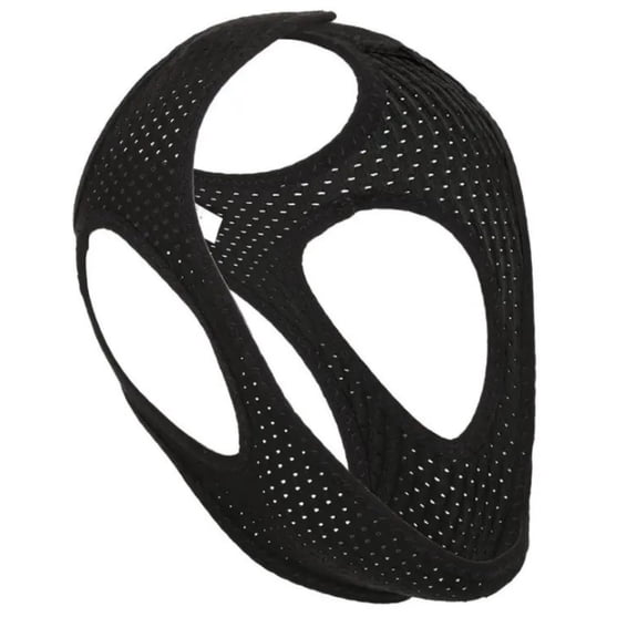 Breathable Anti-Snoring Chin Strap with Mesh Structure, Adjustable Jaw Protection Anti-Snoring Strap, Durable Material for Improved Tear Resistance, Comfortable Natural Solution Snore Stopper