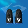 thumbnail image 1 of Breathable Anti-Sweat Gaming Finger Sleeves, Smooth Touchscreen Gloves for Mobile Gamers, Precision Control, Blue, By Preplabs, 1 of 8
