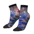 thumbnail image 1 of Breathable Athletic Socks Nebula Cushioned Quarter Socks for Men Women, 1 of 7