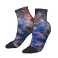 thumbnail image 1 of Breathable Athletic Socks Nebula Cushioned Quarter Socks for Men Women, 1 of 7