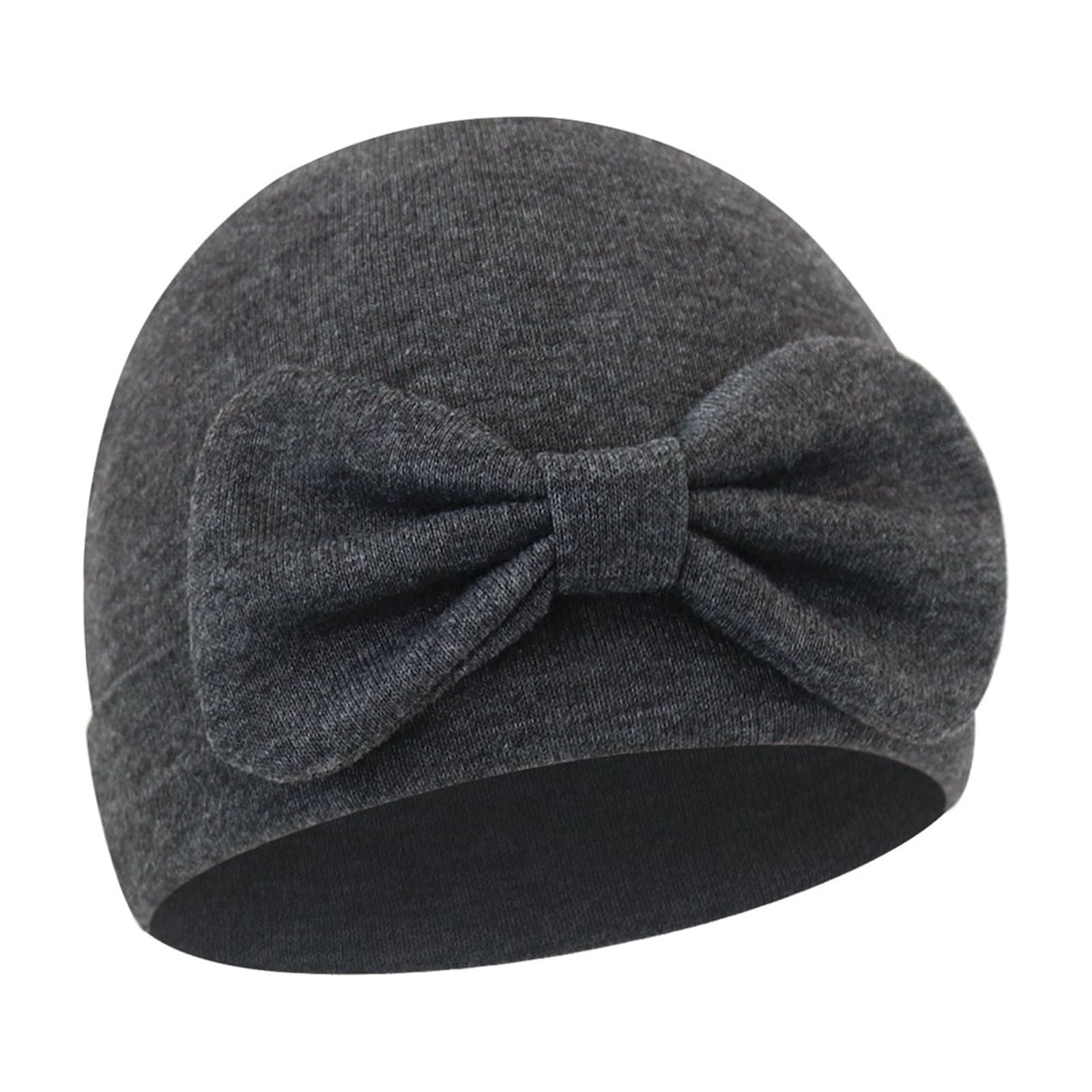 Breathable Baby Bonnet Hat Cotton Newborns Bowknot Bonnet Fetal Caps ...