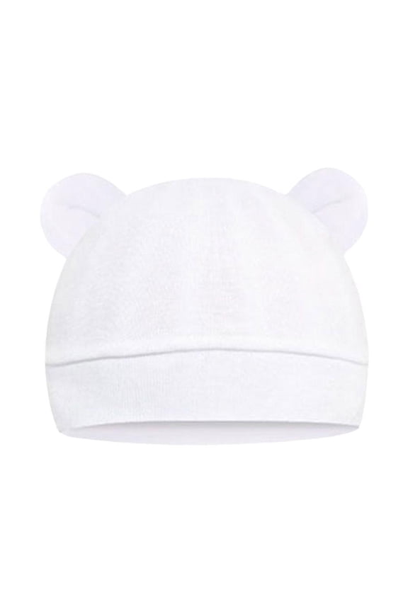 Breathable Baby Cap - Teddy Bear Style, Gentle on Baby's Skin