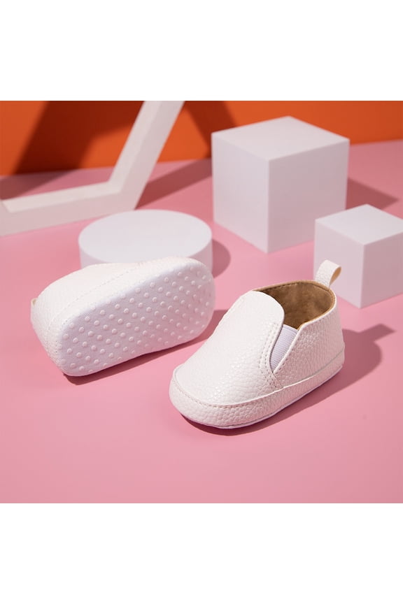 Breathable Baby First Soft Sole Sneakers Lightweight Prewalker Shoes For Crawling And Early Walking
