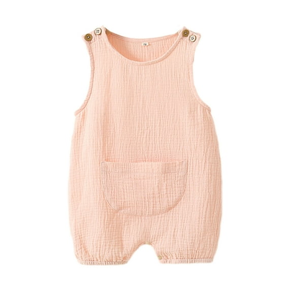 Breathable Baby Jumpsuit Muslin Romper Infant Sleepwear Clothes for Girls and Boys