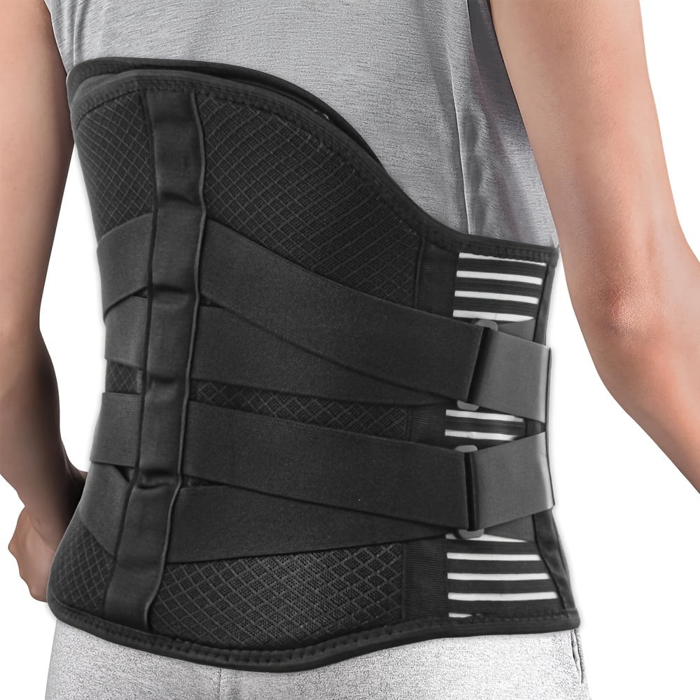 [Breathable Back Brace] Breathable Compression Lower Back Belt with ...