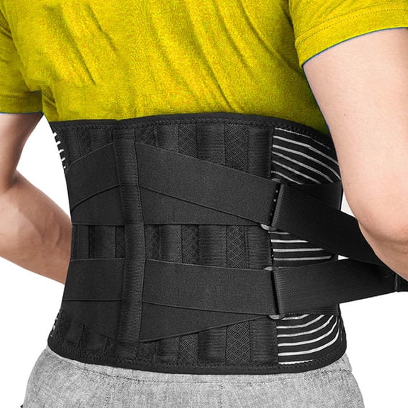 Breathable Back Support Belt Adjustable Lumbar Back Brace Waist Support Belt for Back Herniated Disc Sport