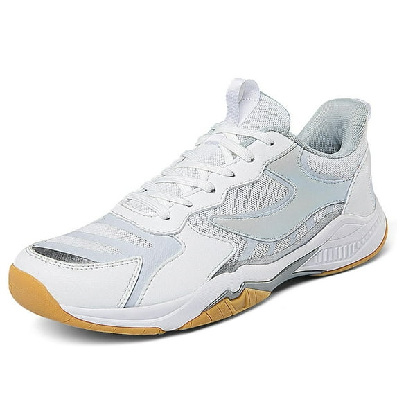 Breathable Badminton Shoes, Lightweight Mesh Indoor Non-Marking Gum Rubber Badminton Shoes