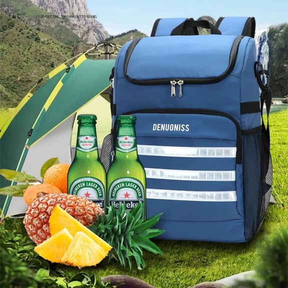 Breathable Beer Bottle Opener Shoulder Bag Mounted Waterproof Heat And Cold Insulation Backpack,Watermelon Red