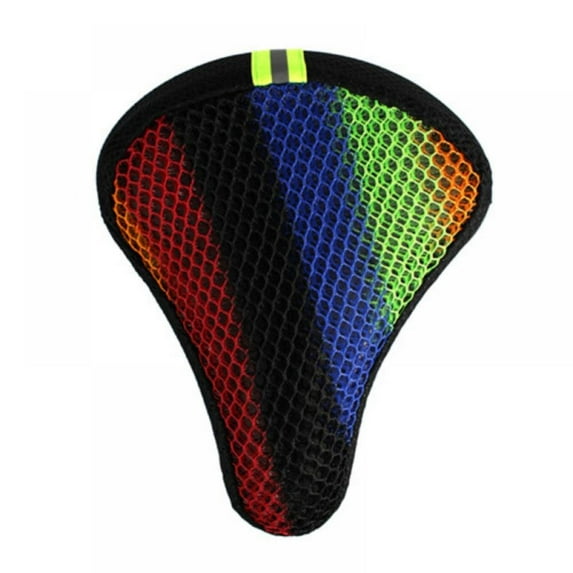 Breathable Bike Seat Cushion Cover Replacement Bicycle Saddle Bicycle Seat Mesh Cover for Indoor/Outdoor Bikes
