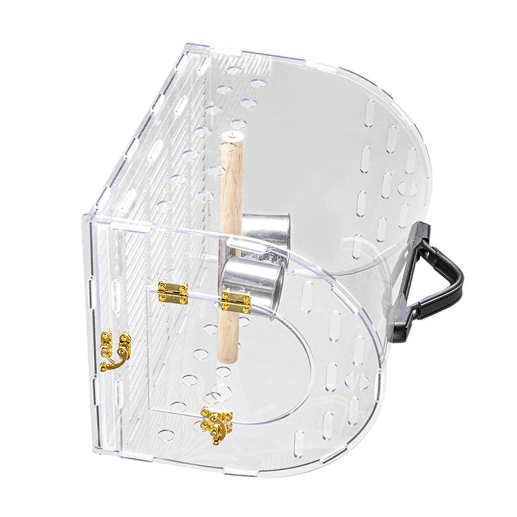 Breathable Bird Carriers Cage with Feeding Cup Carrying Box All Size ...