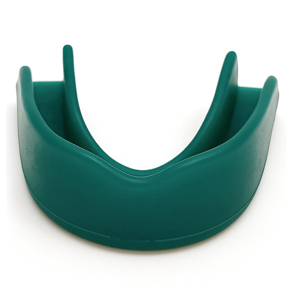 Breathable Boil Bite Mouth Guards, Super Tough MMA Mouthpiece for Boxing, Wrestling Mouthguard - Combat Sports Mouthpiece in Green, Pack of 10