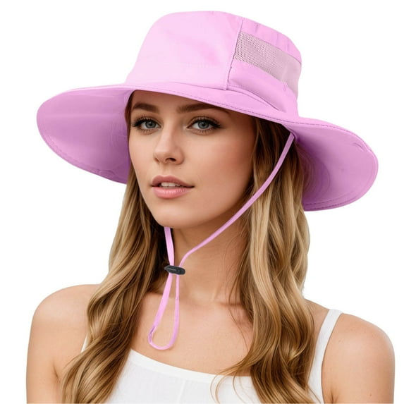 Breathable Bucket Hat For Men Women Outdoor Sports Casual Summer Sun Hat Adjustable Drawstring Lightweight Unisex Fishing Cap