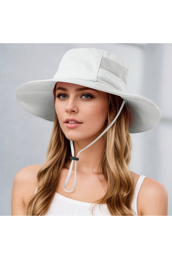 Breathable Bucket Hat For Men Women Outdoor Sports Casual Summer Sun Hat Adjustable Drawstring Lightweight Unisex Fishing Cap Wide Brimmed Hat Child Hat Sun Hat Unisex Bucket Hat Teenage Girl Bucket