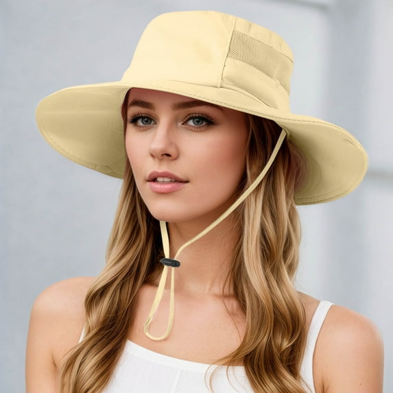 Breathable Bucket Hat For Men Women Outdoor Sports Casual Summer Sun Hat Adjustable Drawstring Lightweight Unisex Fishing Cap Wide Brimmed Hat Child Hat Sun Hat Unisex Bucket Hat Teenage Girl Bucket