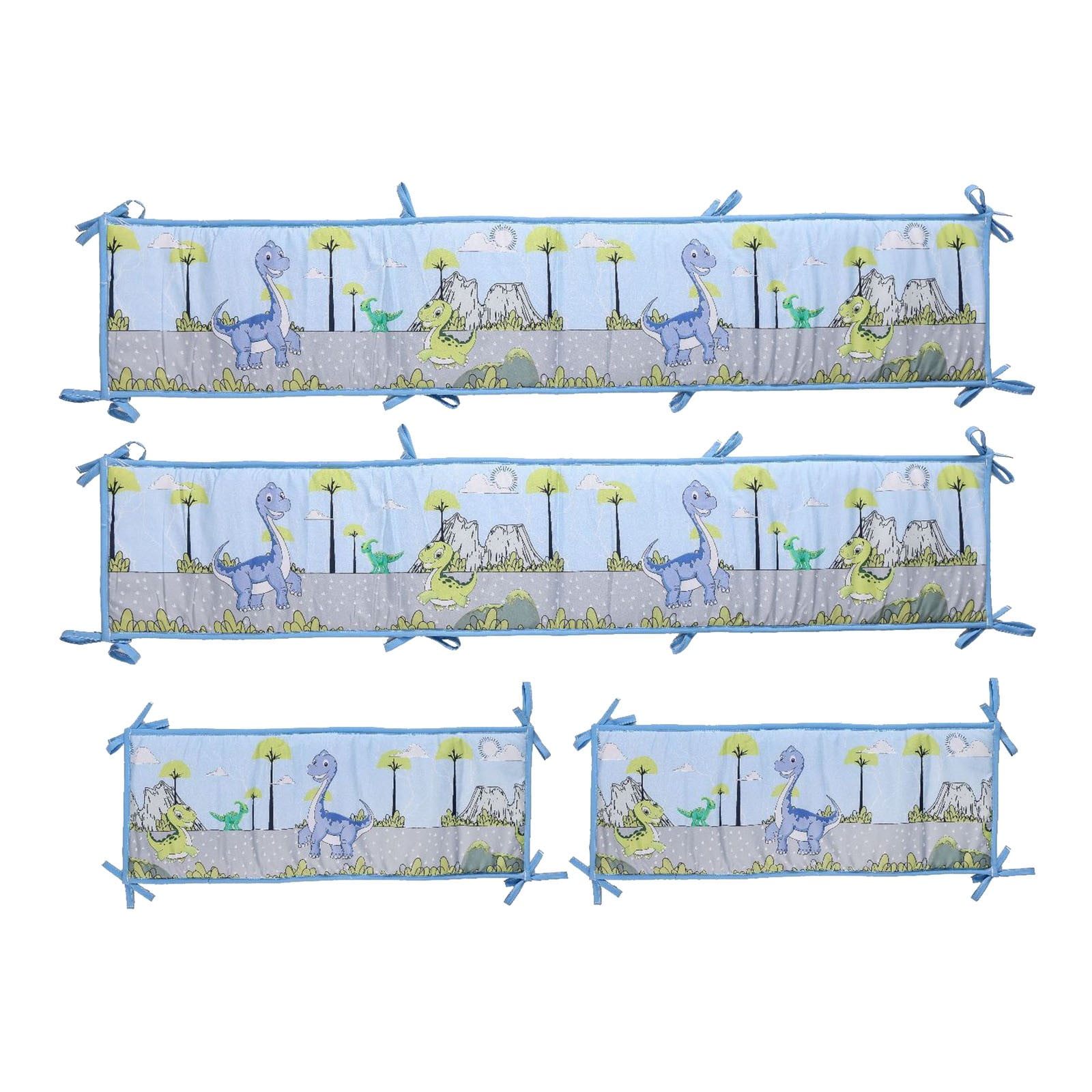 Breathable Bumpers Padded Bedding Accessories, AntiCollision Soft Padding for Sides Safe