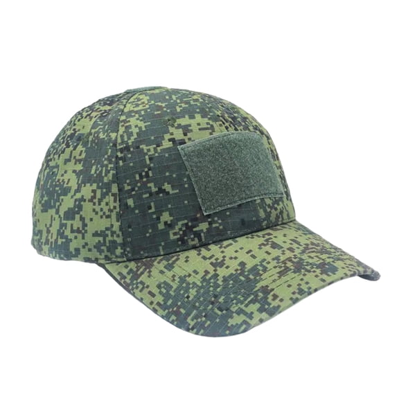 Breathable Camouflage Baseball Cap Adjustable Strap Lightweight Polyester Cotton for Outdoor Camping Hiking