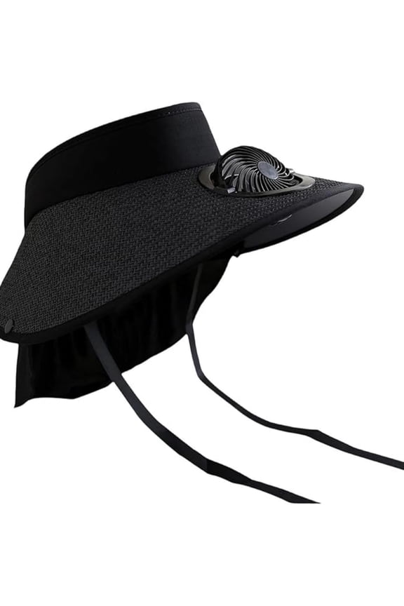 Breathable Caps Large Brimmed Visors Solar Powered Outdoor Caps for Camping Fishing Hiking Festivals Picnics Trekking