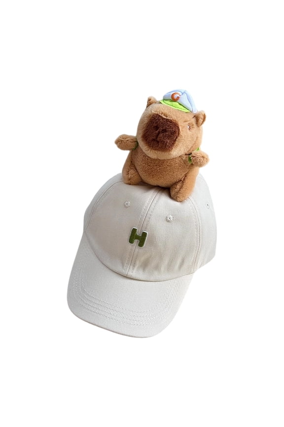 Breathable Capybaras Design Baseball Hat for Children Outdoor Activity and Travel All Matching 3D Baseball Hat