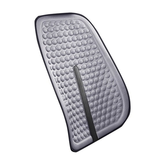 Breathable Car Back Cushion with Gel Layer, 3D Mesh Lumbar Support Pad for Summer & All Seasons (26×18in)