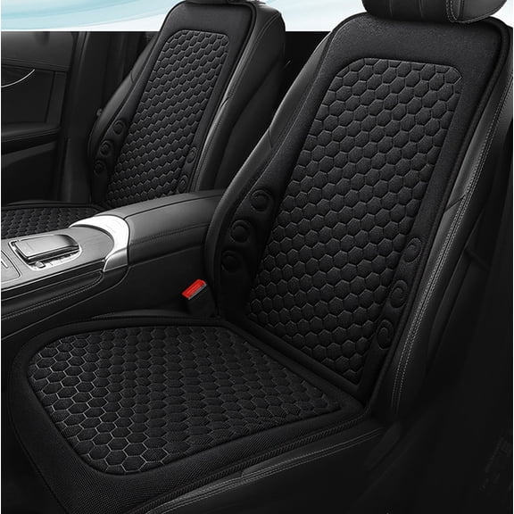 Breathable Car Seat Cover Whole Set Car Seat Cushion Convex Design Compatible for Breathe Freely Sweatproof Universal Auto Chair Mat Pad