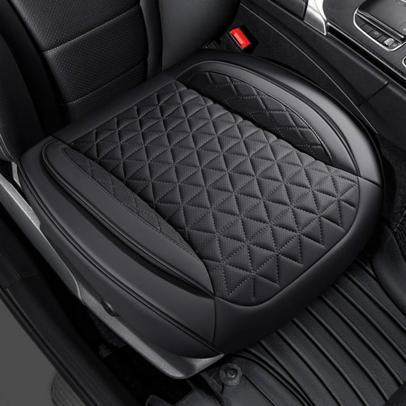 Breathable Car Seat Cushion Cover, Leather & Velvet Half-Pack Car Cushion, Comfortable Non-Slip Car Seat Pad, Universal Fit for Cars, Trucks, SUVs, Enhances Driving Comfort