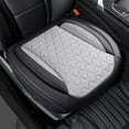 thumbnail image 1 of Breathable Car Seat Cushion Cover, Leather & Velvet Half-Pack Car Cushion, Comfortable Non-Slip Car Seat Pad, Universal Fit for Cars, Trucks, SUVs, Enhances Driving Comfort, 1 of 6