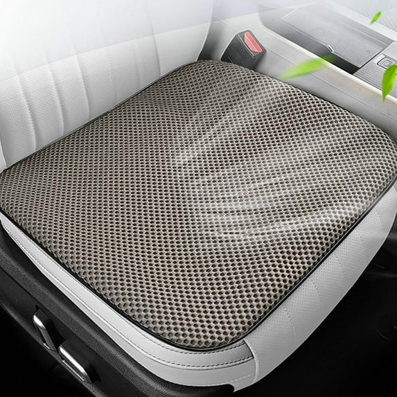Breathable Car Ventilated Seat Cushion with Soft Cooling , Anti-Slip, Washable Design for Office, Home, and Auto, Universal Fit, Multiple Colors, 17.7x16.9 in