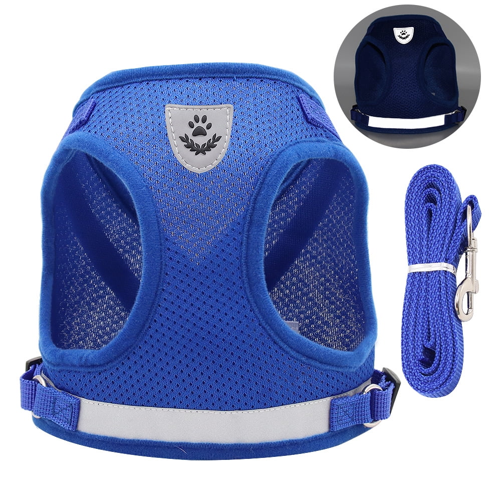 Image showcasing Breathable Cat Harness with Leash Anti-Escape Cat Vest Harness Collar ...