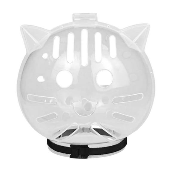 Breathable Cat Muzzle Anti-Bite Anti-Licking Space Hood Mask Cover Cat Grooming Accessories for Kitten Bath Grooming Supplies