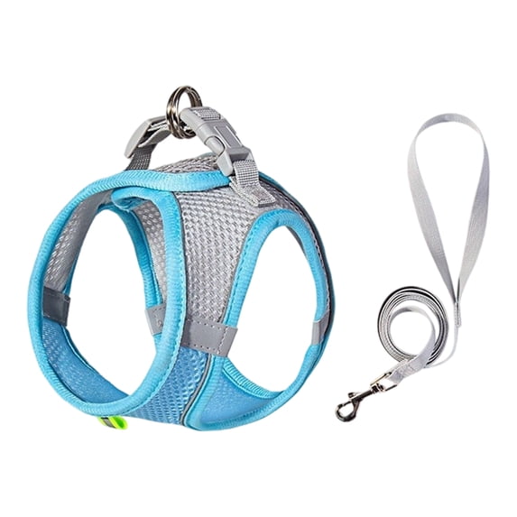 Breathable Cats Harness With Adjustable Straps And Safety Buckles For Small Pet Dog Outdoor Comfortable Walking Gear