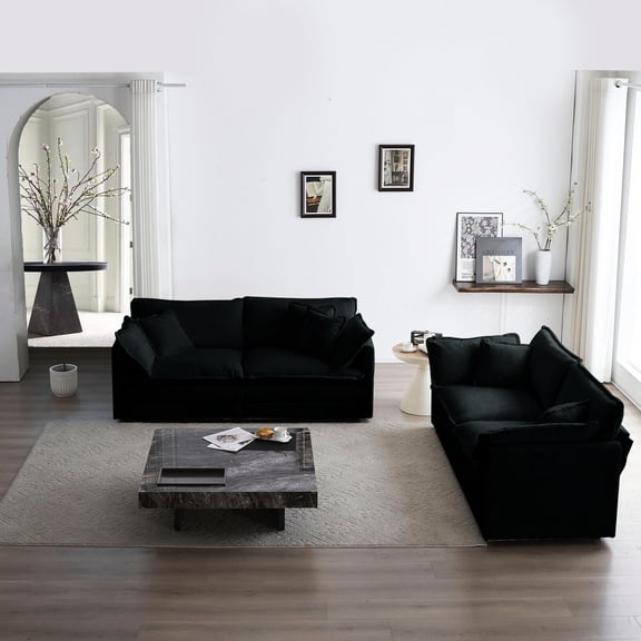 Breathable Chenille Upholstery - Customizable Sofa Arrangement - Gaming Room - Comfortable Gaming