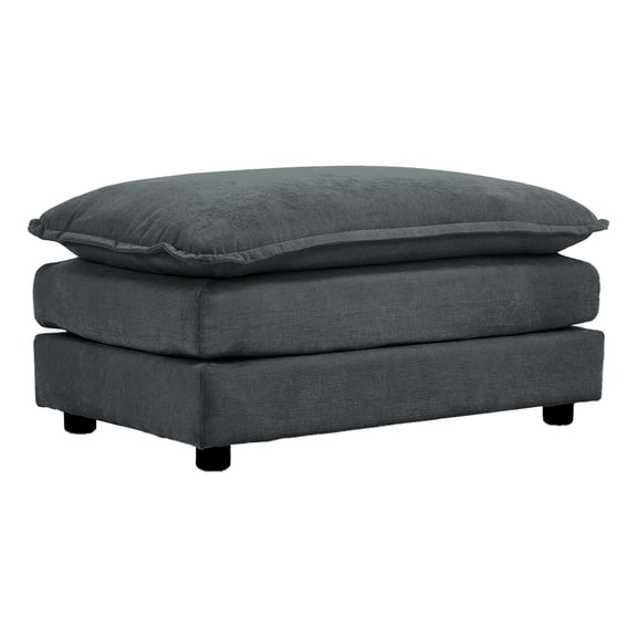 Breathable Chenille and Sponge Ottoman - Relax in Bedroom or Living Area