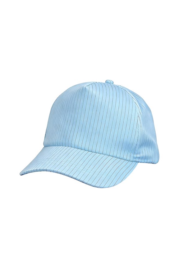 Breathable Cleanroom Work Cap Anti-Static Half Mesh Baseball Hat with Curved Brim for Lab and Service Teams