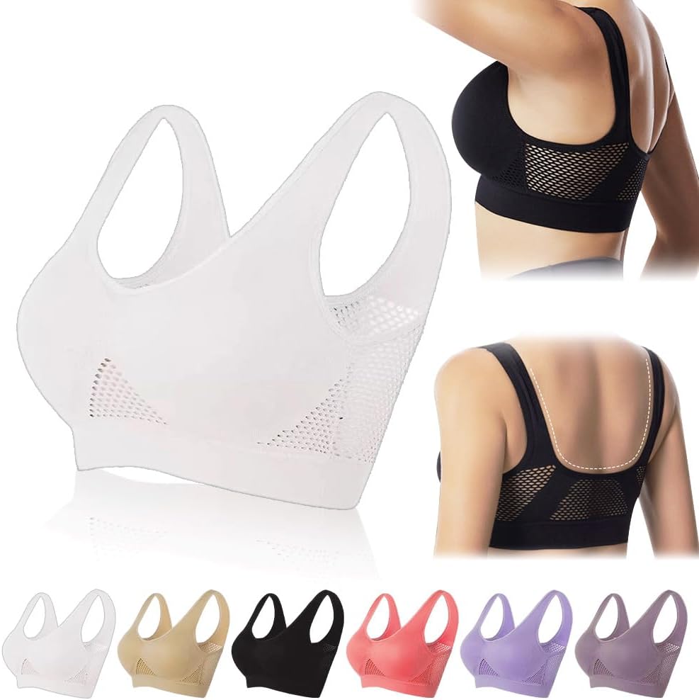 EDAT Cool Liftup Air BH - Atmungsaktiver Bügel Loser BH Für Damen - Übergrößen Bis 5XL