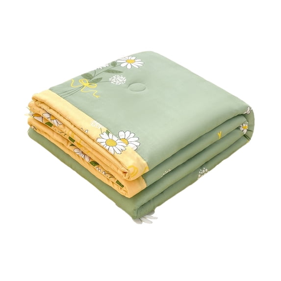 Breathable Cooling Blanket 78.74x59.06in Double-Sided Ice Silk Lightweight Summer Blanket for Hot Sleepers Air-Conditioned Rooms (E)