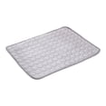 thumbnail image 1 of Breathable Cooling Pet Mat, Washable Portable Summer Cool Pad for Dogs Cats Crate Sofa Indoor Outdoor Use,Gray 20 x 16 Inches, 1 of 8