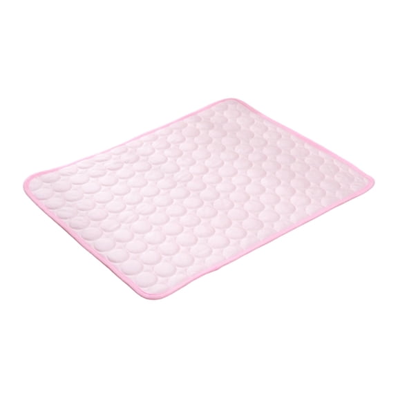 Breathable Cooling Pet Mat, Washable Portable Summer Cool Pad for Dogs Cats Crate Sofa Indoor Outdoor Use,Pink 20 x 16 Inches