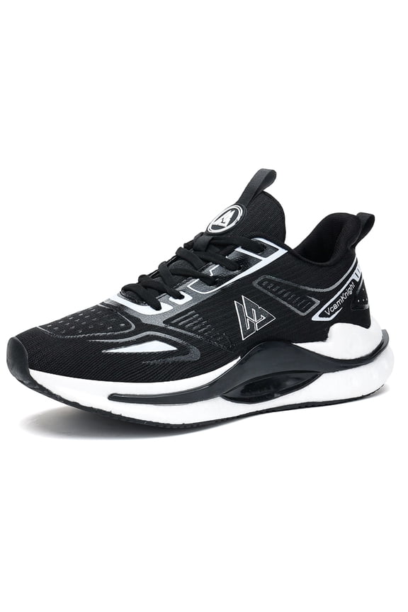 Breathable Cooling Running Shoes for Men, Summer Daily Athletic Sneakers, flexible shock-absorbing structure, anti-slip traction for indoor fitness and outdoor walking activities.