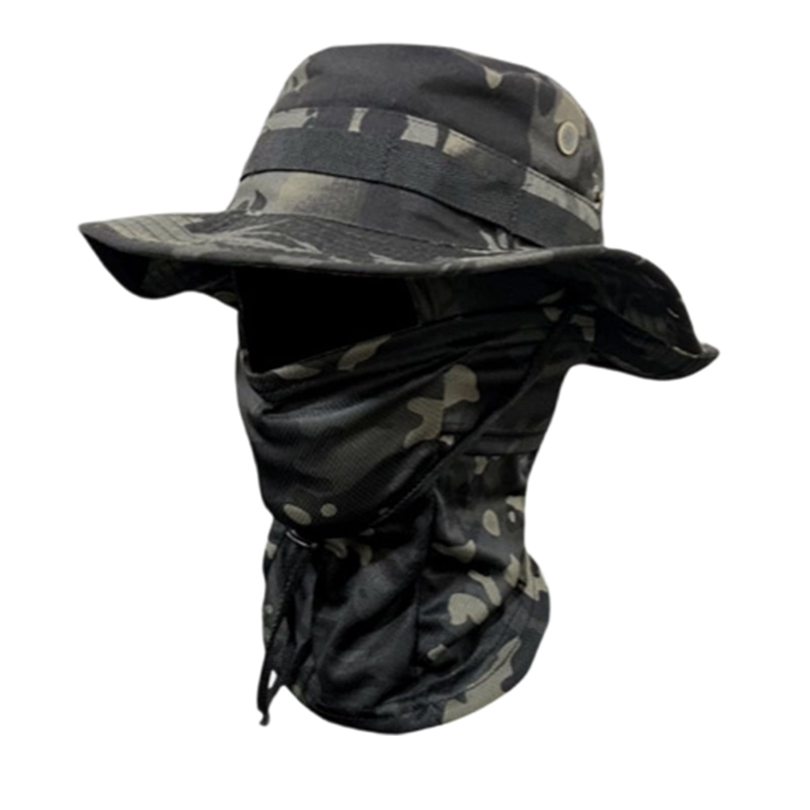 Breathable Cotton Polyester Blend Sun Hat Scarf Mask Ideal For Daily ...