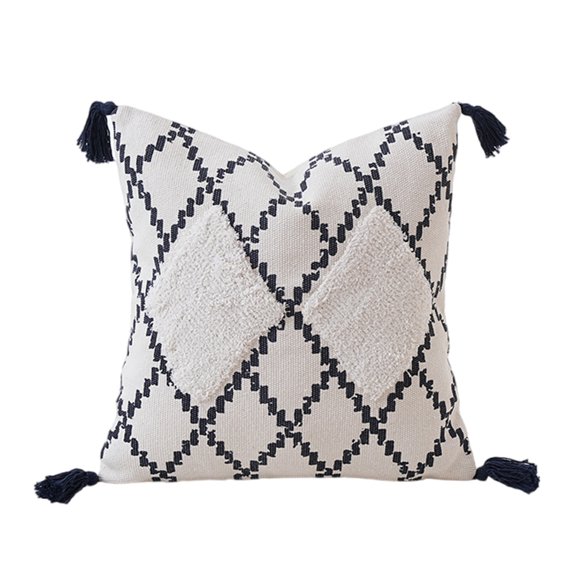 Breathable Cotton Vintage Pillow Cover Summer Use Cozys Bedroom Living Room