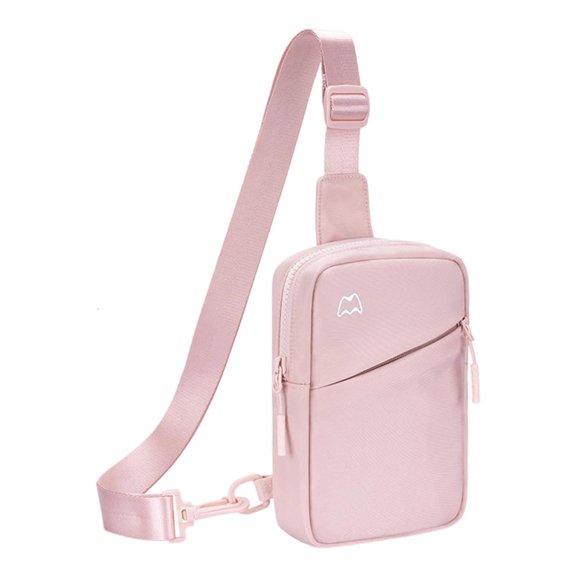 Breathable Crossbody Bag With Multiple Organizers And Ergonomic Shape Chest Pack For Gym Running Everyday Movement
