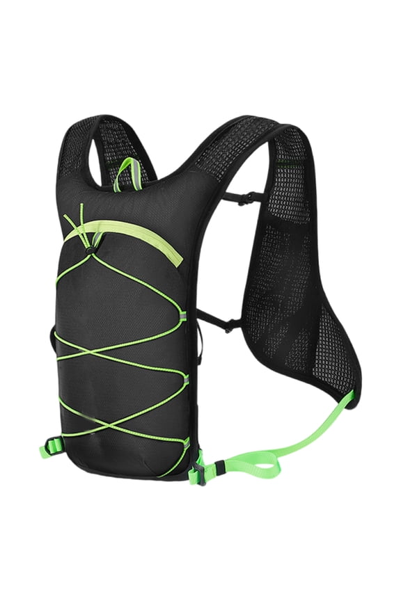 Breathable Cycling Backpack 7L With Water Bag Compartment Adjustable Reflective Daypack For Outdoor Enthusiast