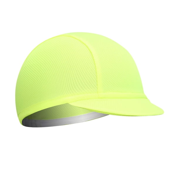 Breathable Cycling Baseball Hat with Under Helmet Liner Design, Oversize Outdoor Bike Cap with Visor for Sun Protection, Large Cooling Helmet Liner for Men and Women Summer Riding,Yellow