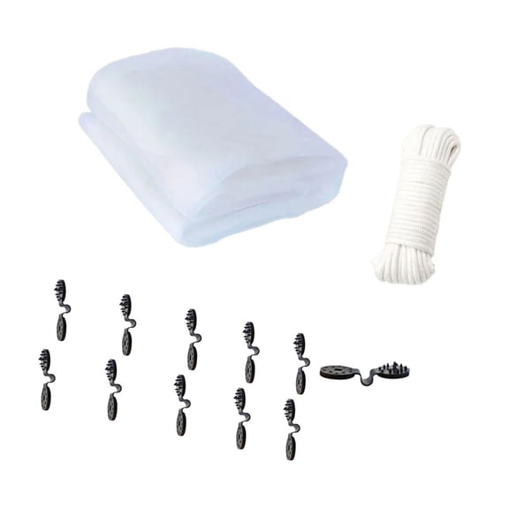 Breathable DIYer Protective Shield Cover For Plant Includes Clips Customizable Garden Birds Barrier Easy Installation