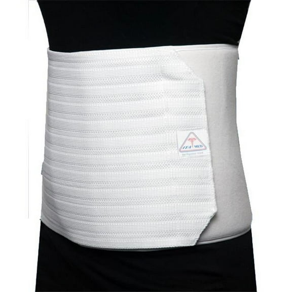 Breathable Elastic Abdominal Support Binder for Women (12'' Wide) - Small