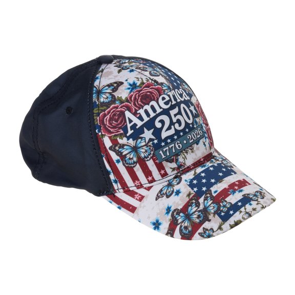 Breathable Embroidered Baseball Cap For Outdoor Activities 250th Anniversary Independence Lightweight Design