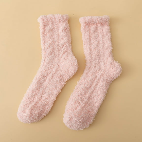 Breathable Everyday Socks Funny Socks Crew Socks Comfortable Soft Cotton Casual Socks with Cute Patterns for Men Women Socks Warm Soft Winter Comfort Thickened Warm Sleeping Socks for Women