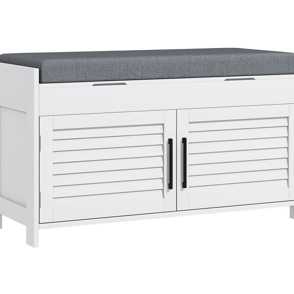 Breathable Fabric Cushion - Modern Shutter Doors - Entryway Decor - Sufficient Storage Space