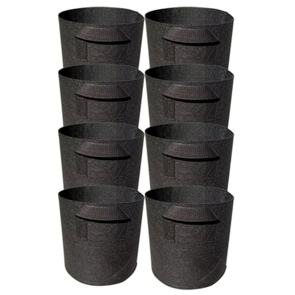 Breathable Felt Flower Pot: Reusable Planting Bag 20*20cm